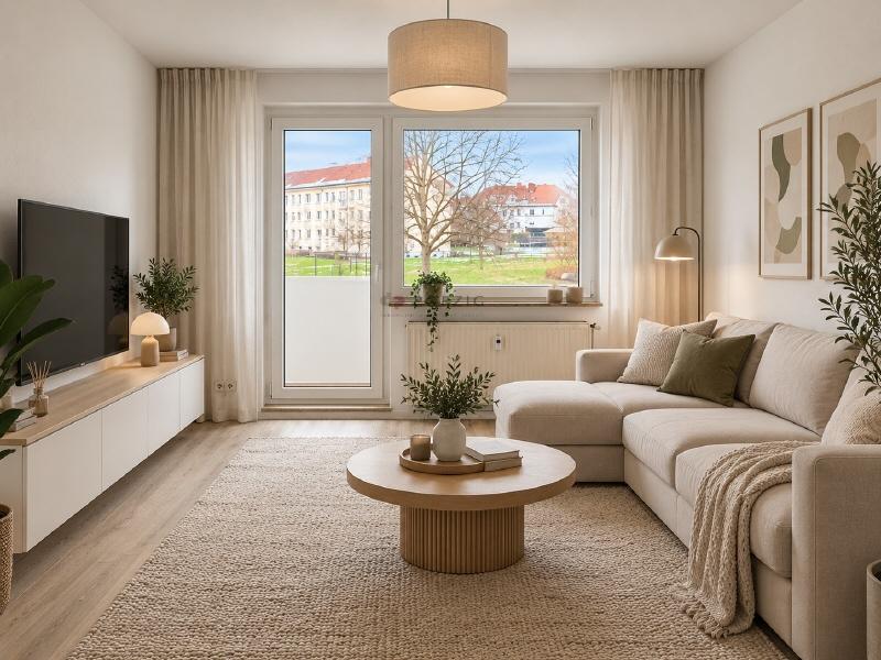 Ankommen. Wohlfühlen. Zuhause sein. 3-Raumwohnung mit Balkon in Bad Köstritz - Photo 1