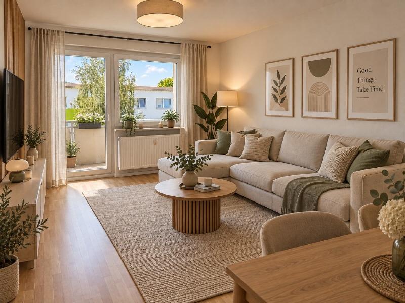 Für Sie frisch renoviert: Jetzt schnell sein! Helle 3-Raum-Wohnung mit Balkon - Photo 2