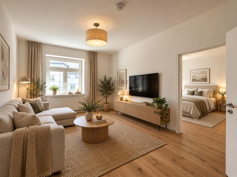 Tür auf. Wohlfühlen. Bleiben. – 2 Räume mit Balkon - Photo 2