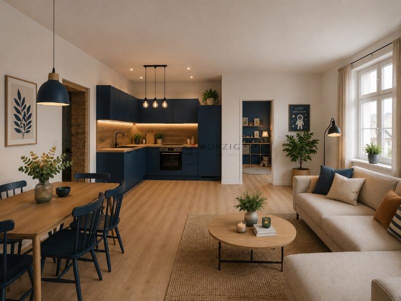 Stilvoll wohnen im Erstbezug- Hochwertig sanierte 4-Raum-Wohnung mit modernem Wohnkomfort - Foto 1